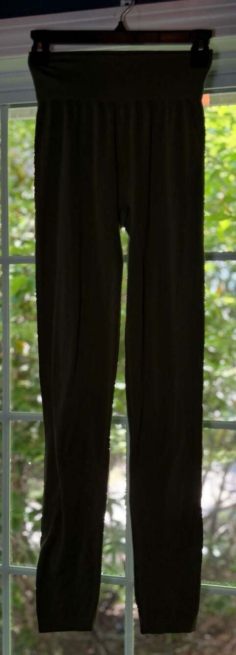 Blue Elephant Olive Green Seamless High-Waisted Leggings